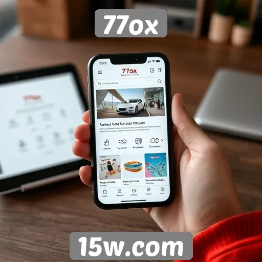Desempenho do site 77ox em dispositivos móveis